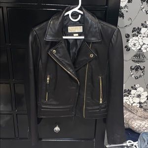 MICHAEL Michael Kors Black Leather Jacket